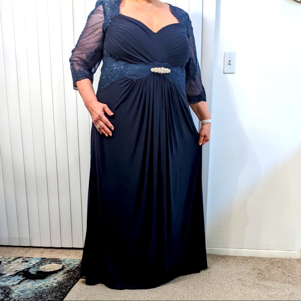 New Blue navy cocktail or wedding guest dress JJs House